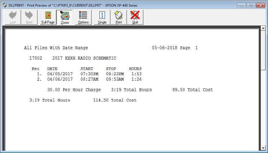 Inventory window